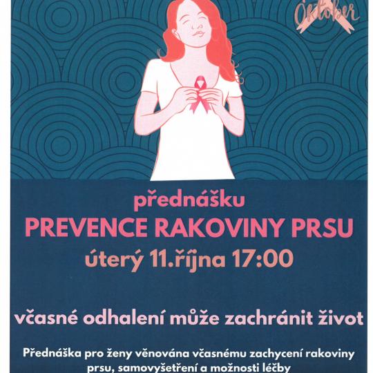 přednáška Prevence rakoviny prsu 1