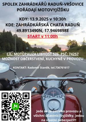 Jízda na motocyklech v přírodě